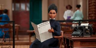 Ida B. Wells barbie in court.