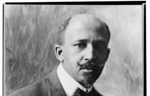 A portrait of W.E.B. Du Bois, head-and-shoulders, facing slightly right.