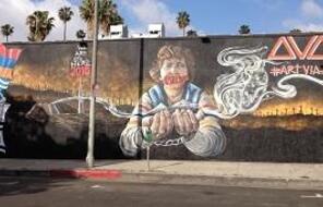 A mural by Arutyun Gozukuchikyan a.k.a. ArtViaArt in Los Angeles.