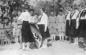 Hitler Youth and League of German Girls in Tianjin, China