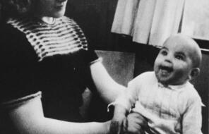  Marion Pritchard holds Erika Polak, one of the children she saved from the Nazis. Working with the Dutch resistance, Pritchard helped save more than 150 children during World War II.