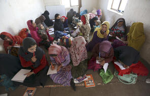 Classroom for Displaced Girls in Afghanistan