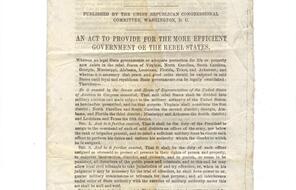 An image of the document “The policy of Congress in reference to the restoration of the Union”