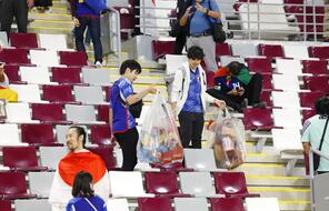 Fans of Japan Team Clean Stadium at World Cup.