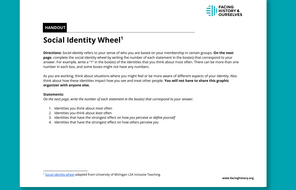 Social Identity Wheel document preview
